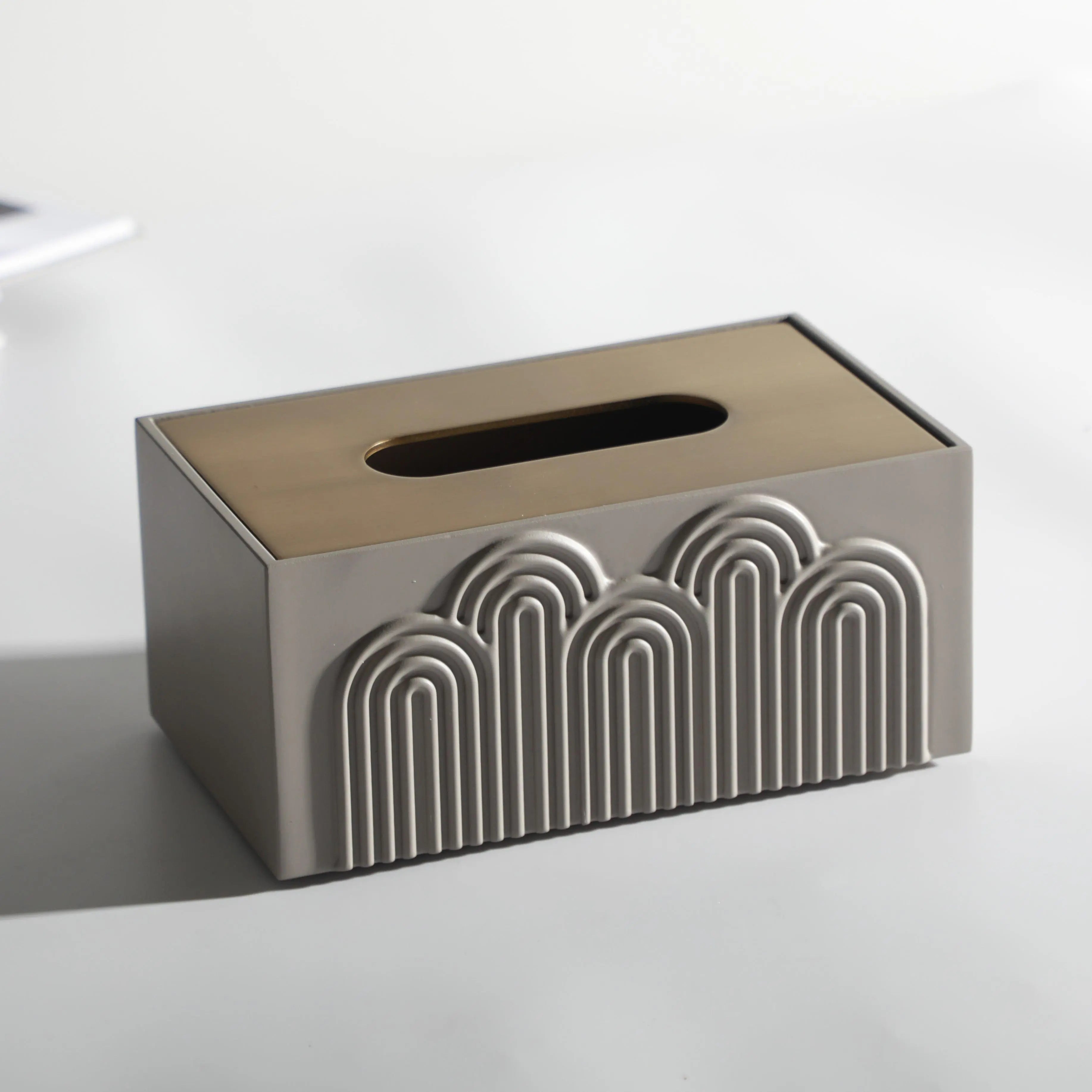 Elegant Beige Tissue Box KD
