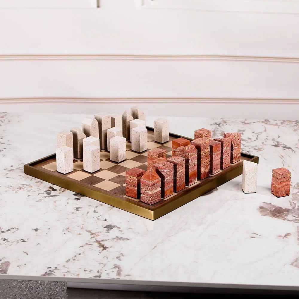 The Regal Terra Chess Ensemble - Daamaira Home and Living Ltd