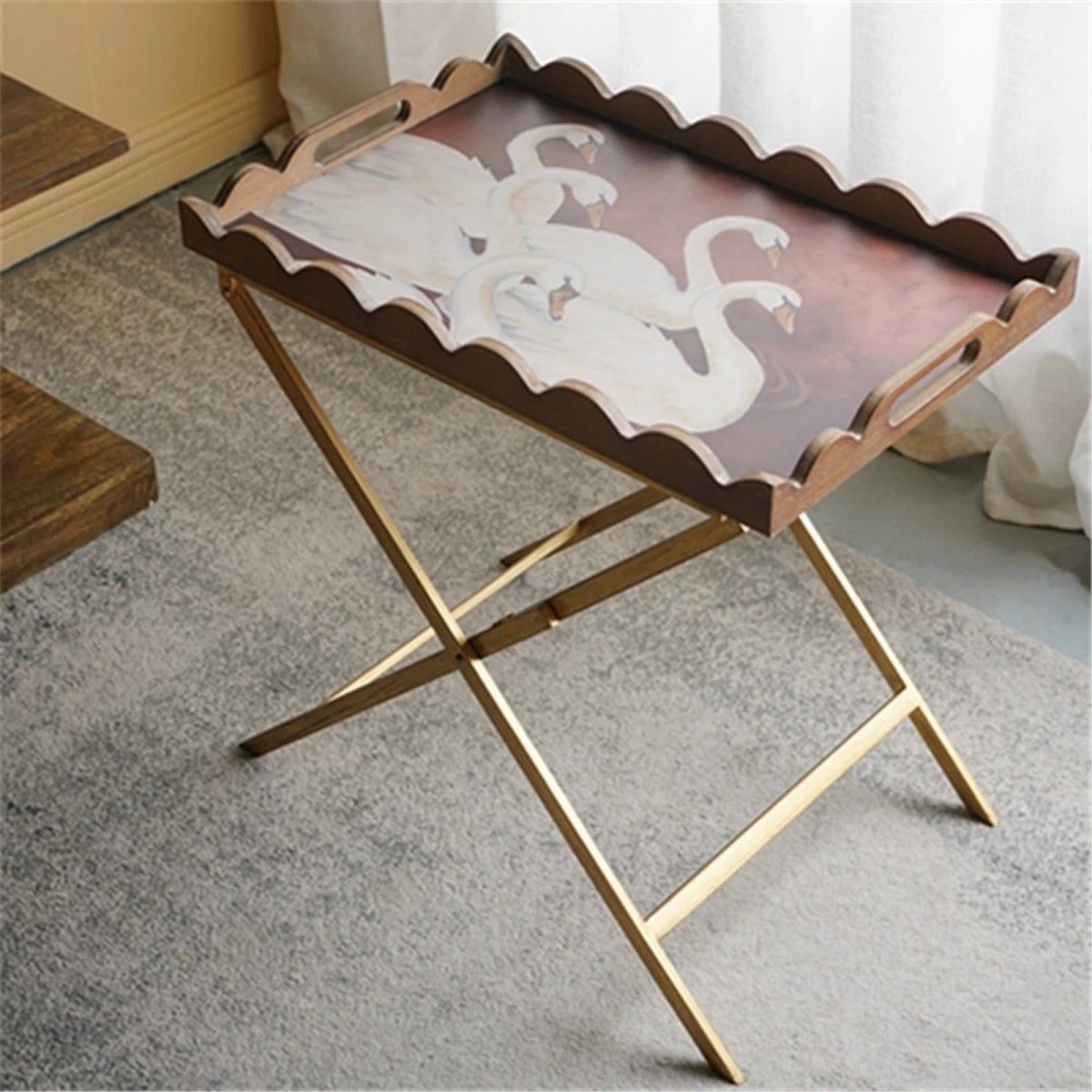 The Swans Butler Tray - Daamaira Home and Living Ltd