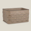 Aubrey Leather Basket