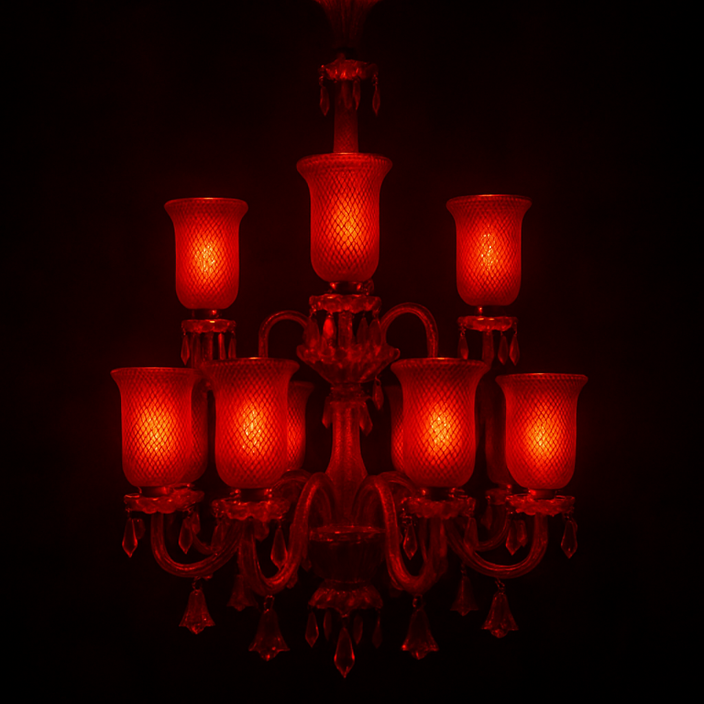 CRIMSON ÉCLAT CHANDELIER (12L)