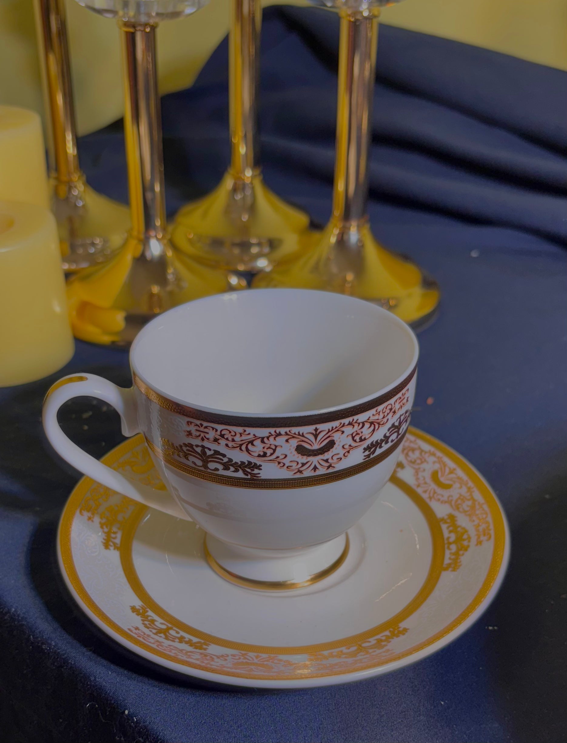TASSE ROYALE ROYAL TEA CUP & SAUCER