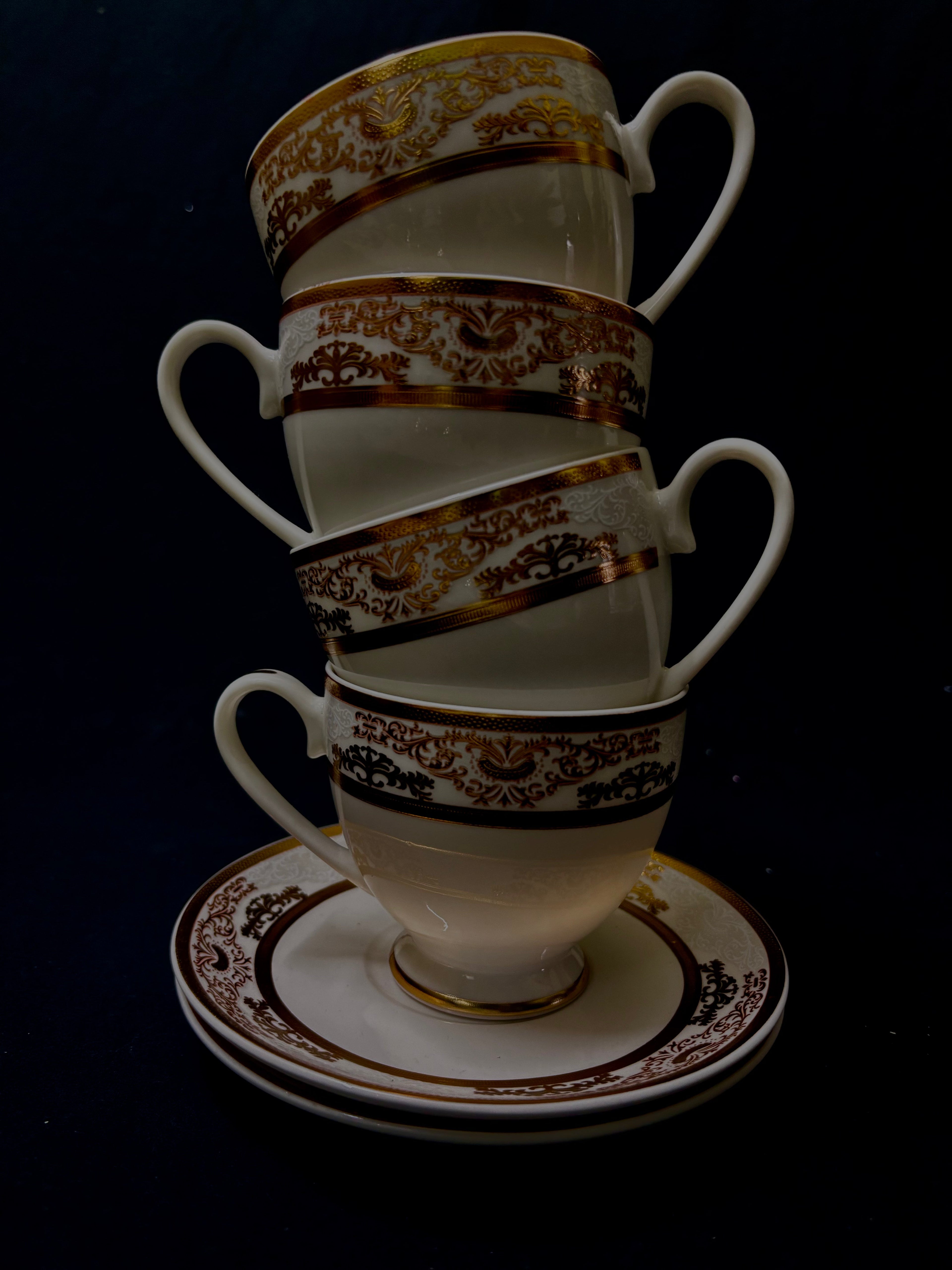 TASSE ROYALE ROYAL TEA CUP & SAUCER