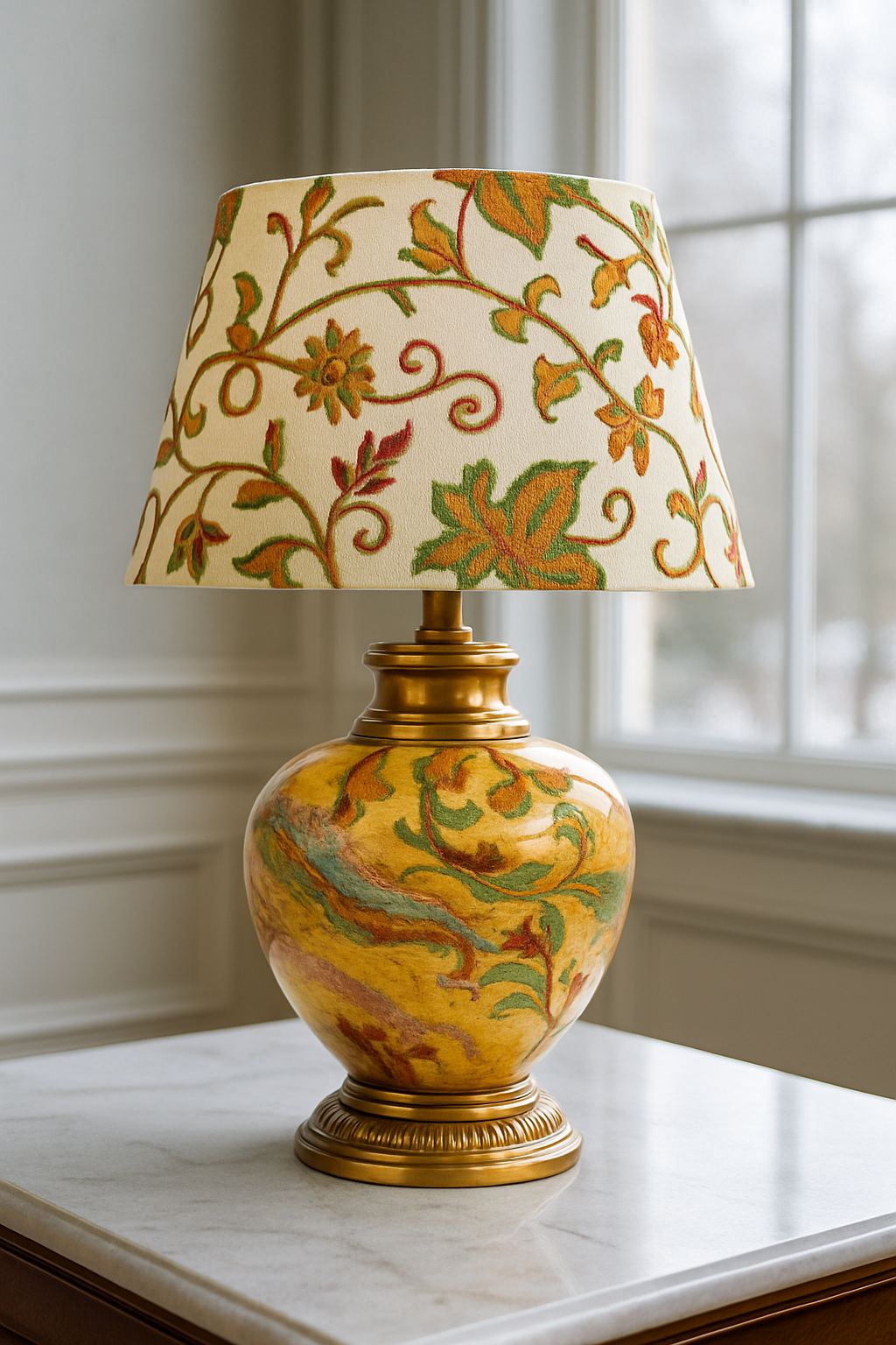 LUMIÈRE dù CACHEMIRE LAMP