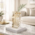 Vases Aurora Stacks Crystal Flower Vase - Daamaira Home and Living Ltd