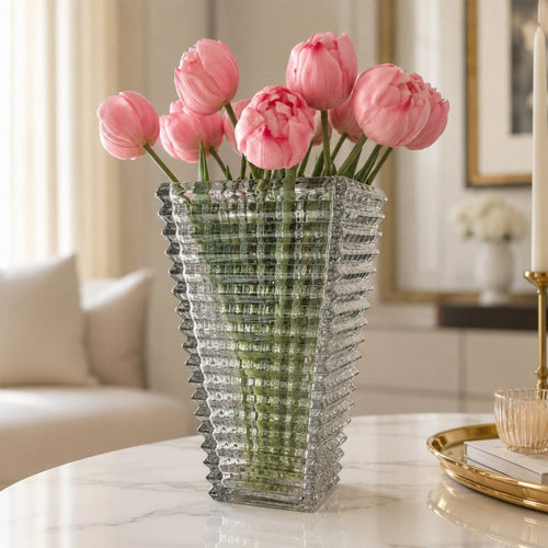 Sculptures & Figurines Bacarrat Rectangle Vase - Daamaira Home and Living Ltd