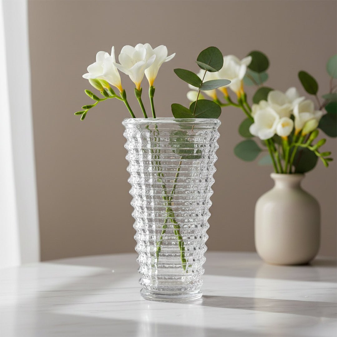 Sculptures & Figurines Bacarrat Round Vase - Daamaira Home and Living Ltd