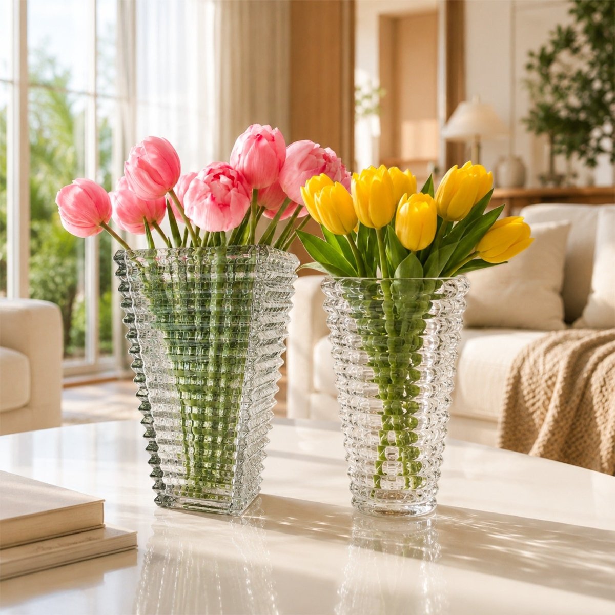 Sculptures & Figurines Bacarrat Vase - Daamaira Home and Living Ltd