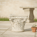 Sculptures & Figurines Beige Pedestal - Daamaira Home and Living Ltd