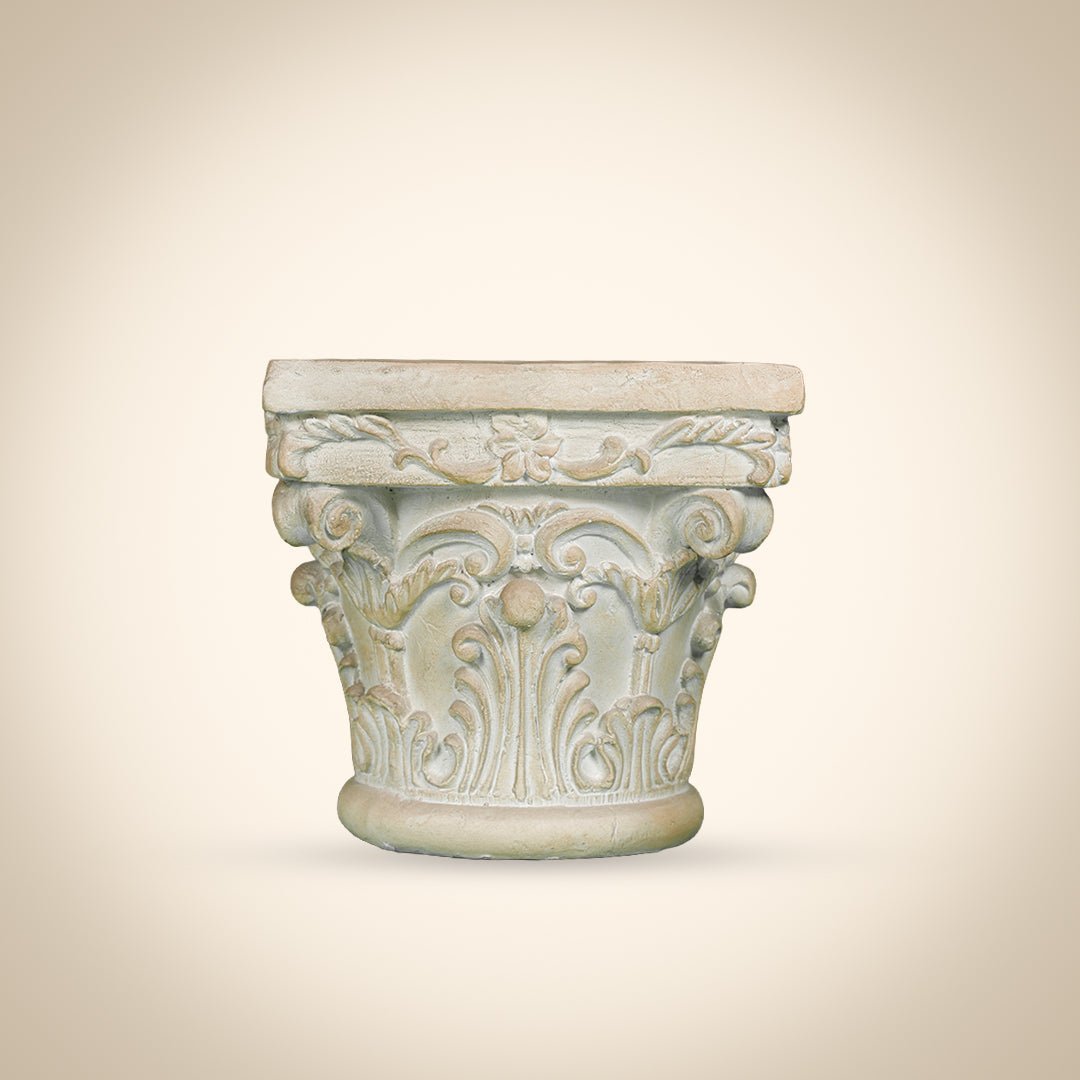 Sculptures & Figurines Beige Pedestal - Daamaira Home and Living Ltd