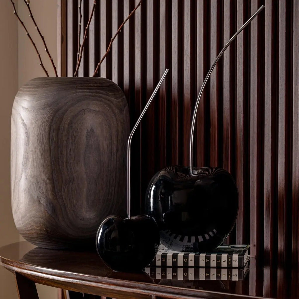 Sculptures & Figurines Black Cherry Decor Object Small - Daamaira Home and Living Ltd