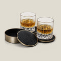 Coasters Black Clasique Coasters - Daamaira Home and Living Ltd