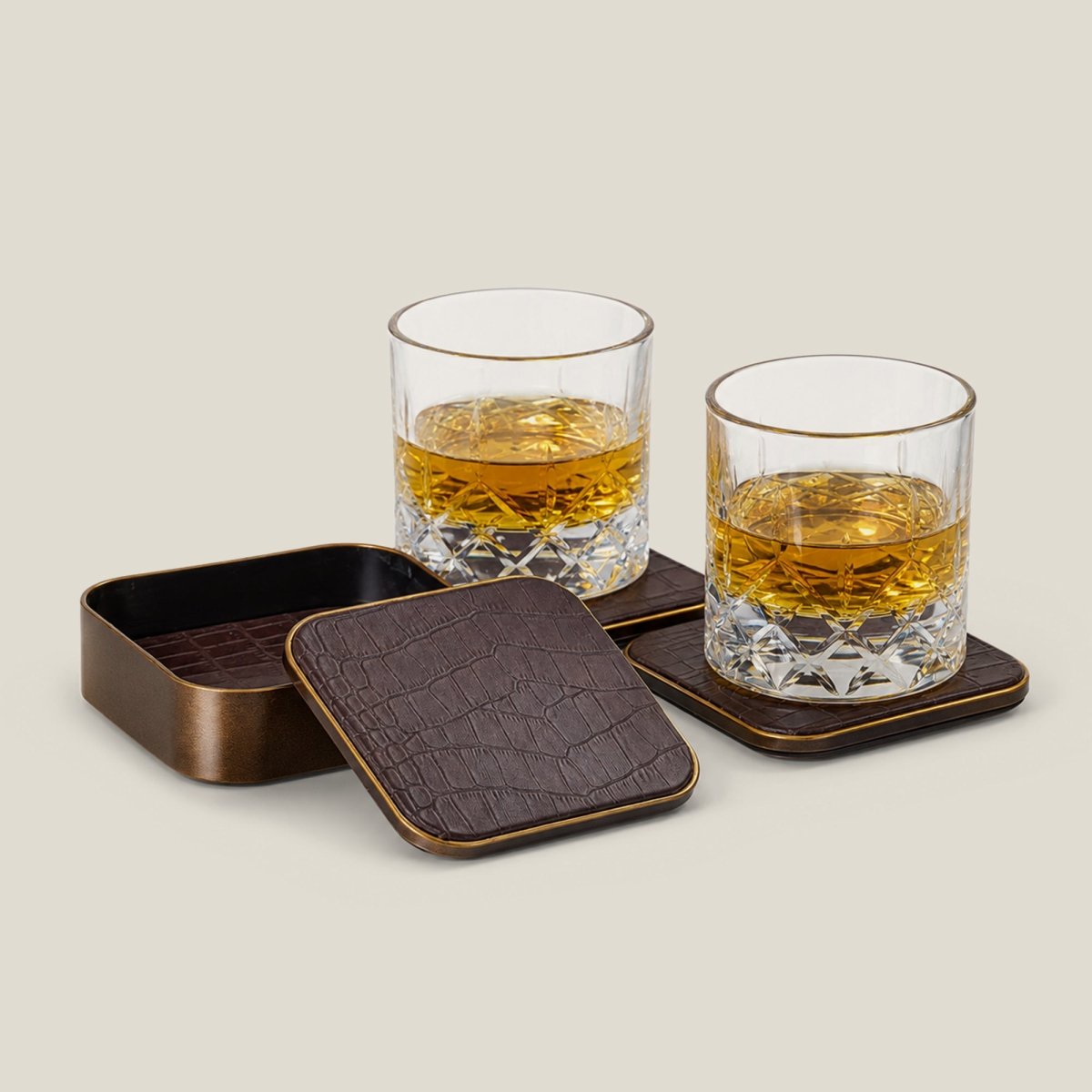 Coasters Brown Royal Coasters - Daamaira Home and Living Ltd