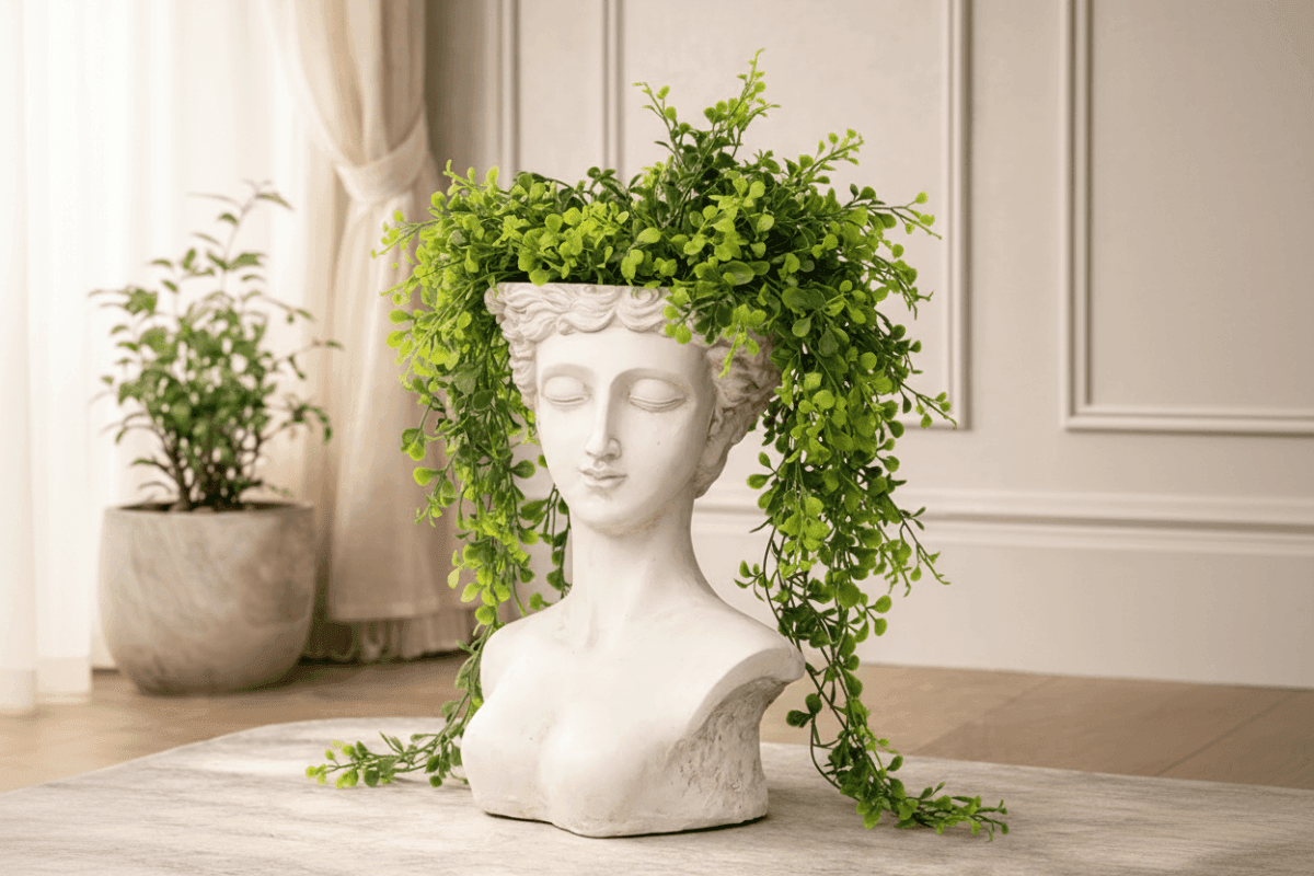 Sculptures & Figurines Bust Planter - Daamaira Home and Living Ltd