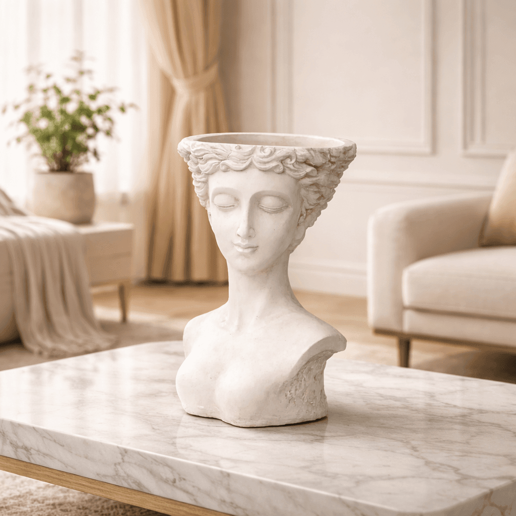 Sculptures & Figurines Bust Planter - Daamaira Home and Living Ltd