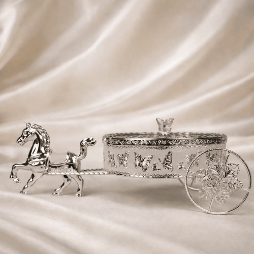 Butterfly Horse Cart Serving Tray - Daamaira Home and Living Ltd