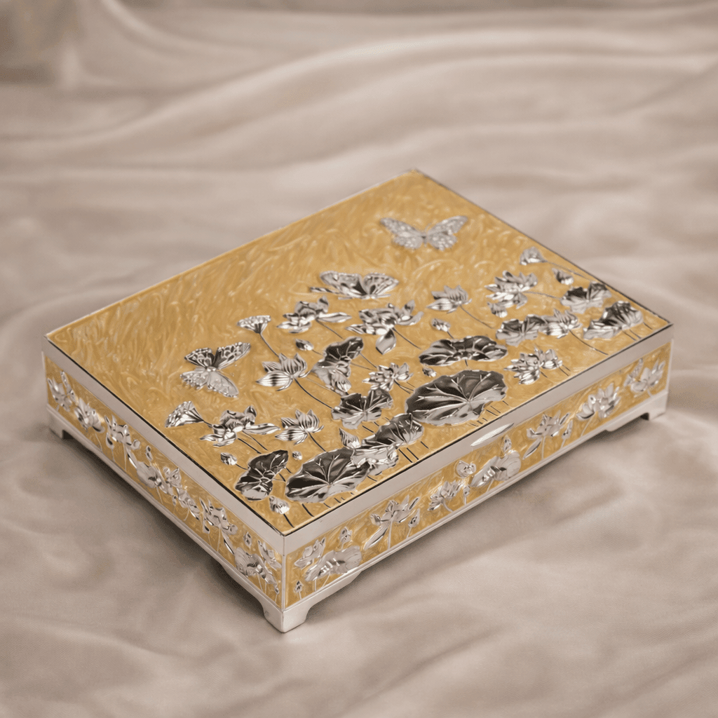 Butterfly Lotus Dry Fruit Box - Daamaira Home and Living Ltd