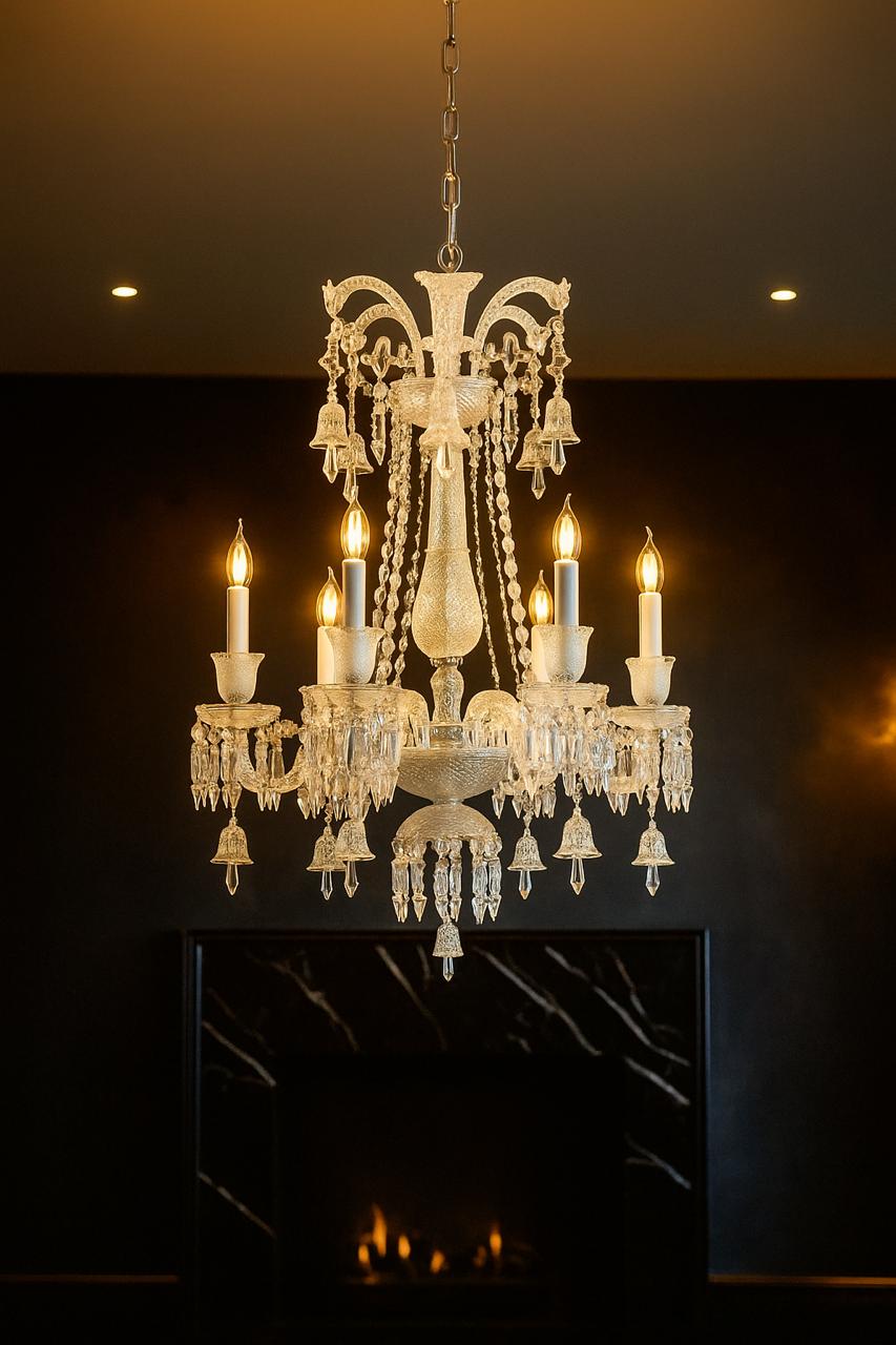 SOLEIL dè MINUIT CHANDELIER (6L)