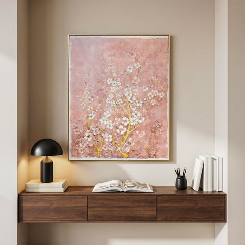 Cherry Blossom Painting - Daamaira Home and Living Ltd