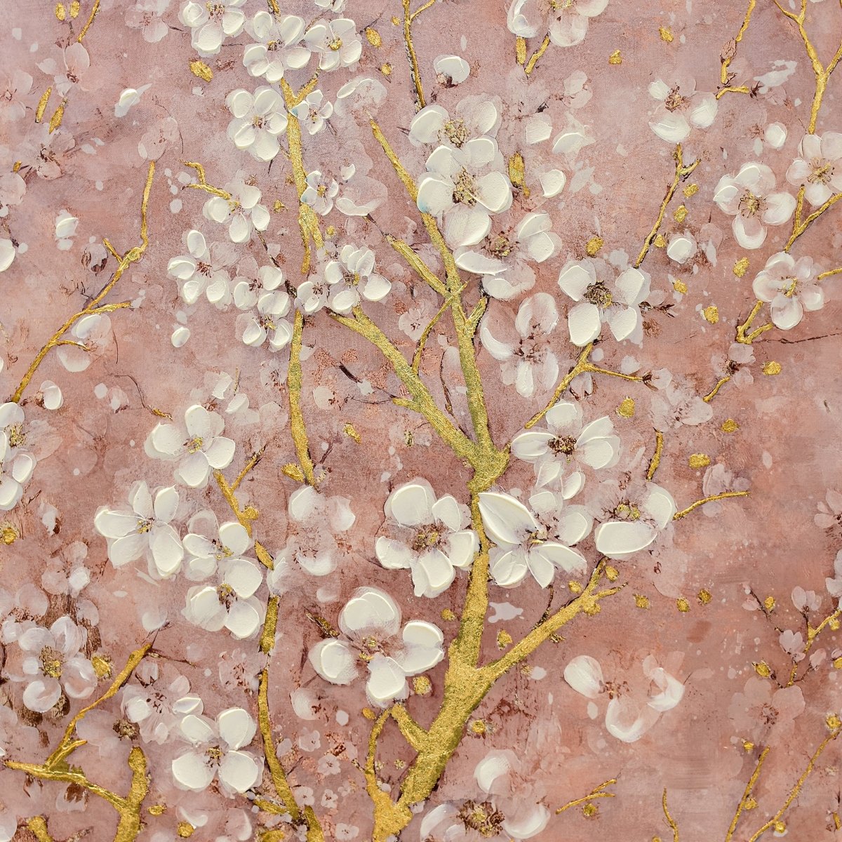 Cherry Blossom Painting - Daamaira Home and Living Ltd