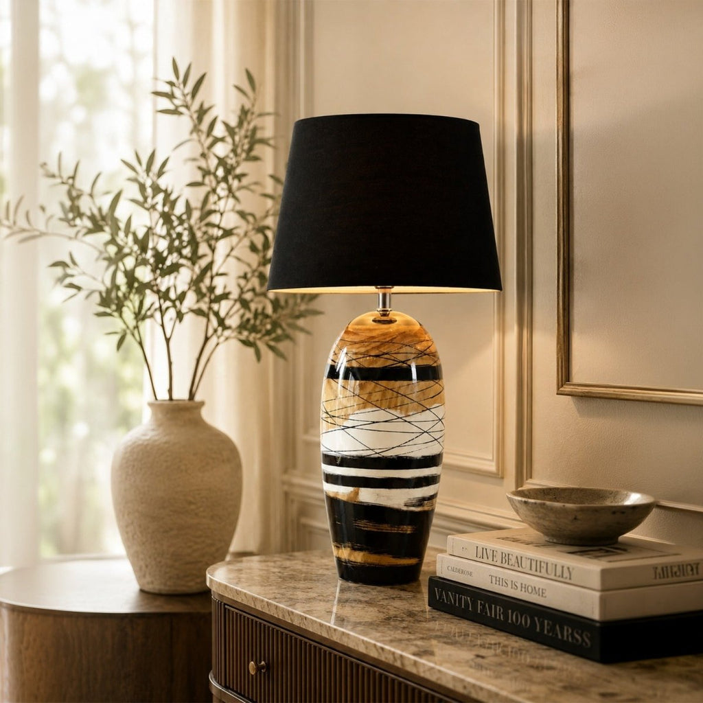 Lamp Shades Chime Table Lamp - Daamaira Home and Living Ltd