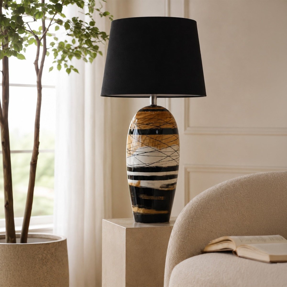 Lamp Shades Chime Table Lamp - Daamaira Home and Living Ltd
