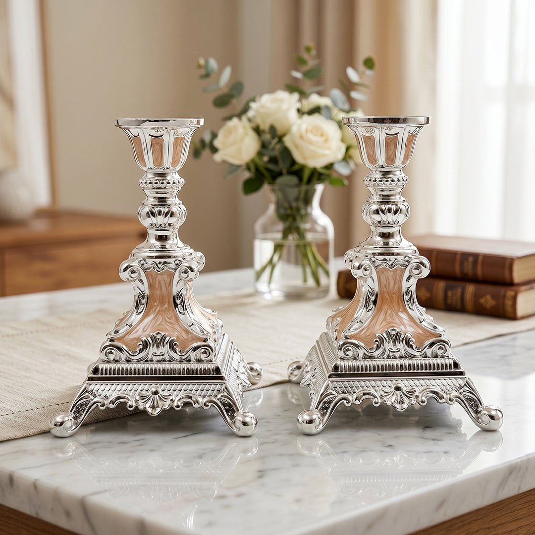 Classic Candle Holder Pair - Daamaira Home and Living Ltd