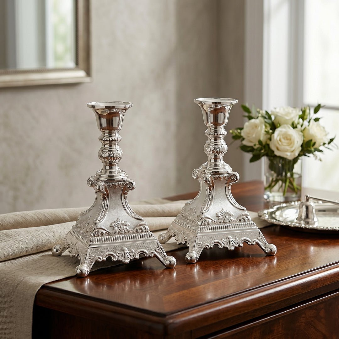 Classic Candle Holder Pair - Daamaira Home and Living Ltd