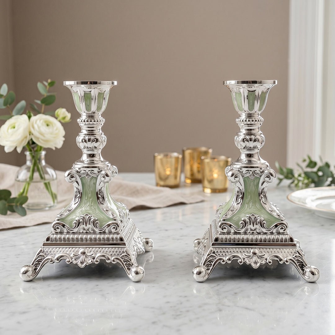 Classic Candle Holder Pair - Daamaira Home and Living Ltd