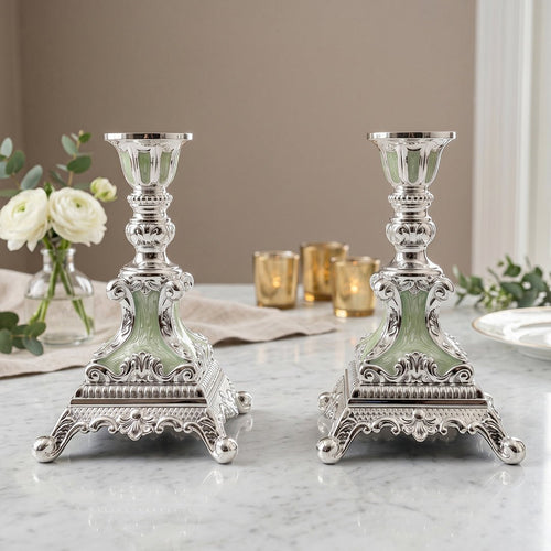 Classic Candle Holder Pair - Daamaira Home and Living Ltd