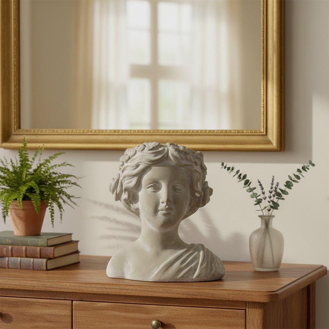 Sculptures & Figurines Classical Bust Planter - Daamaira Home and Living Ltd