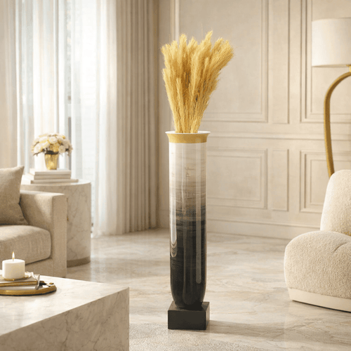 Vases Coop Brushed Slate Flower Vase - Daamaira Home and Living Ltd