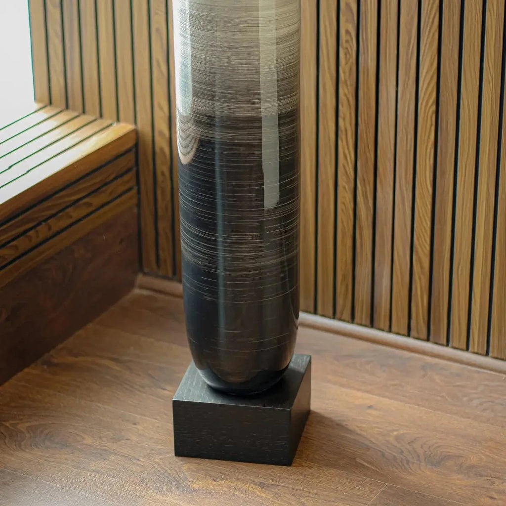 Vases Coop Brushed Slate Flower Vase - Daamaira Home and Living Ltd