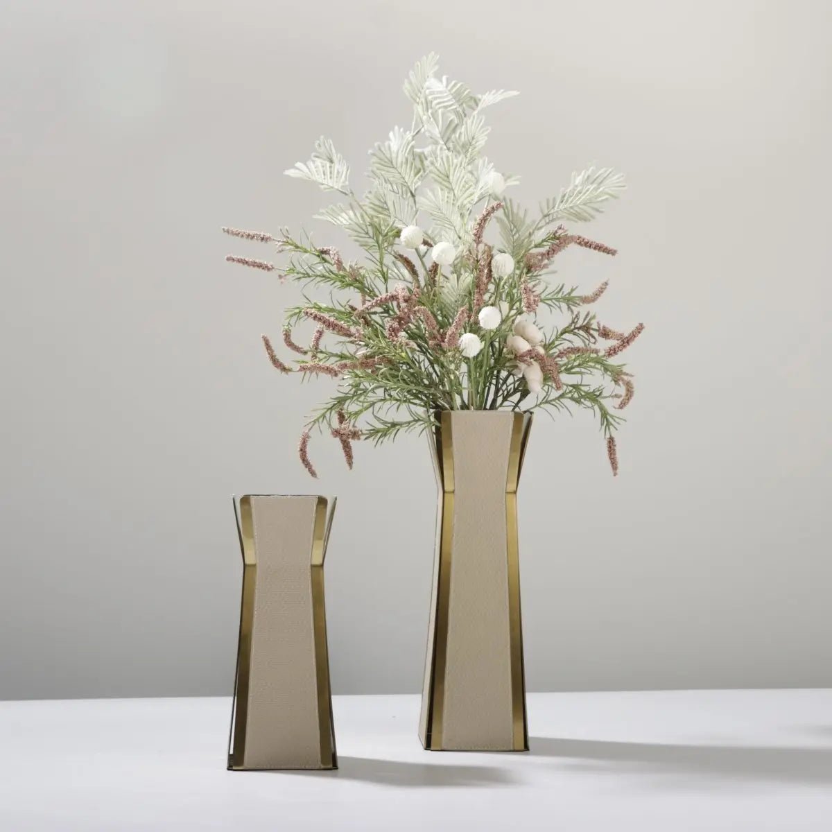 Vases Crema Nordic Flower Vase Large - Daamaira Home and Living Ltd