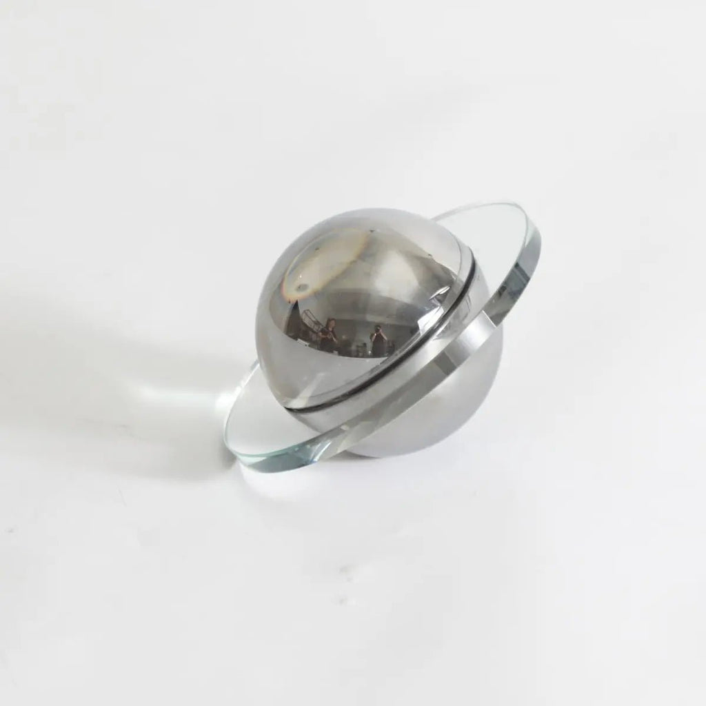 Decor Objects Crystal Airship Decor Object - Smoky Grey - Daamaira Home and Living Ltd