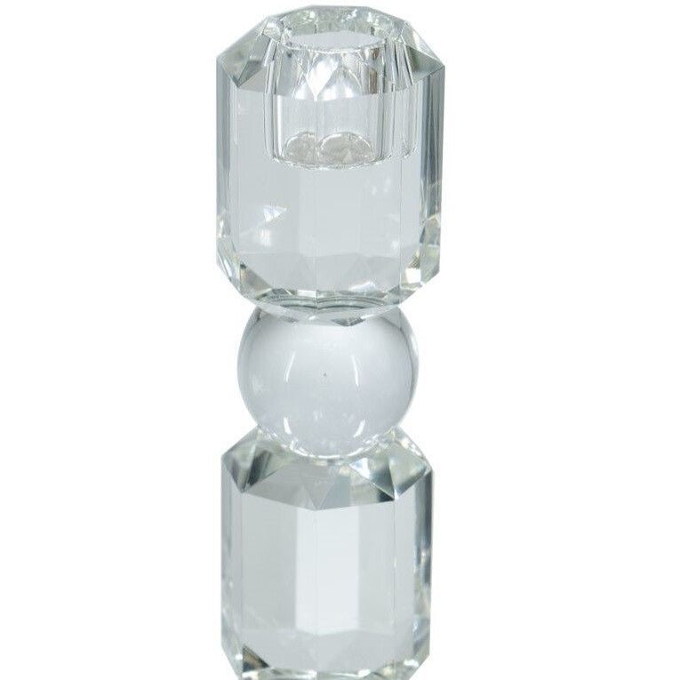 Sculptures & Figurines Crystal Candle Holder - S - Daamaira Home and Living Ltd