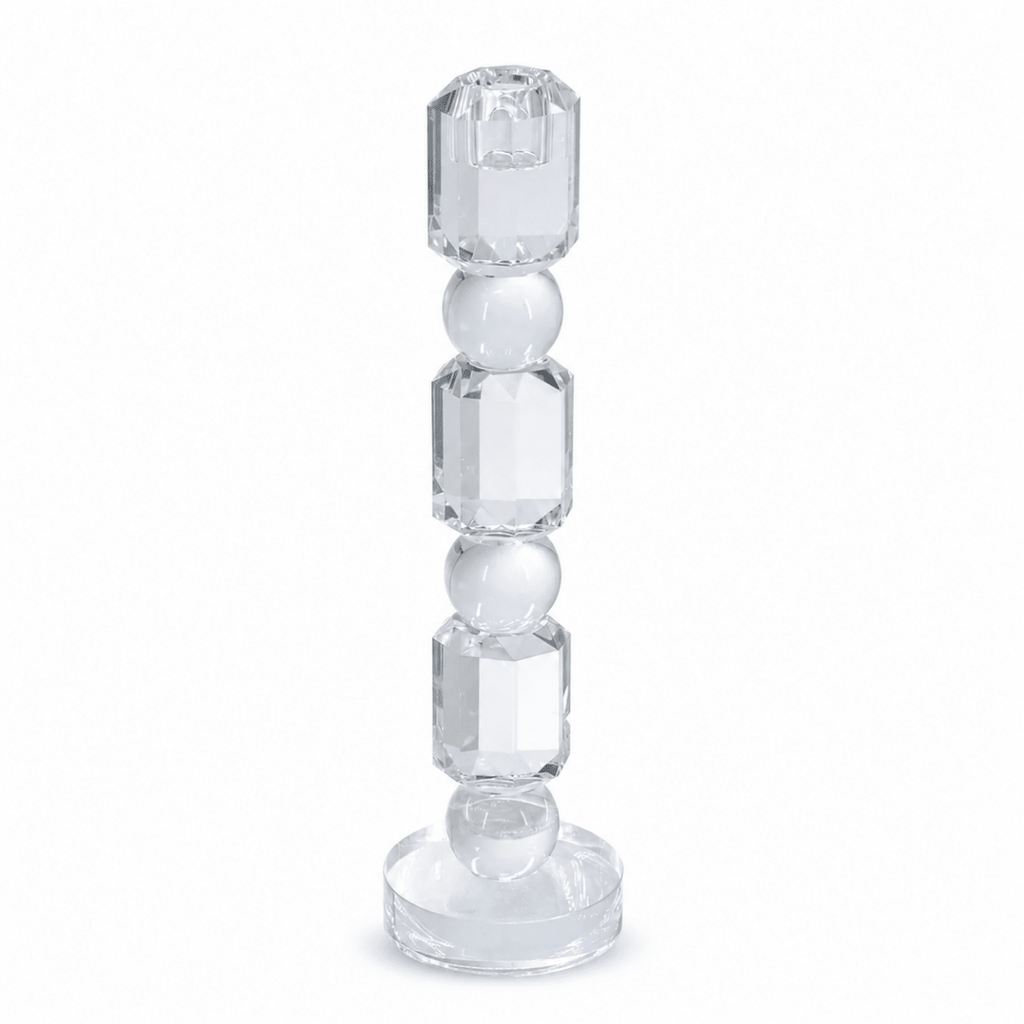 Sculptures & Figurines Crystal Candle Holder - S - Daamaira Home and Living Ltd