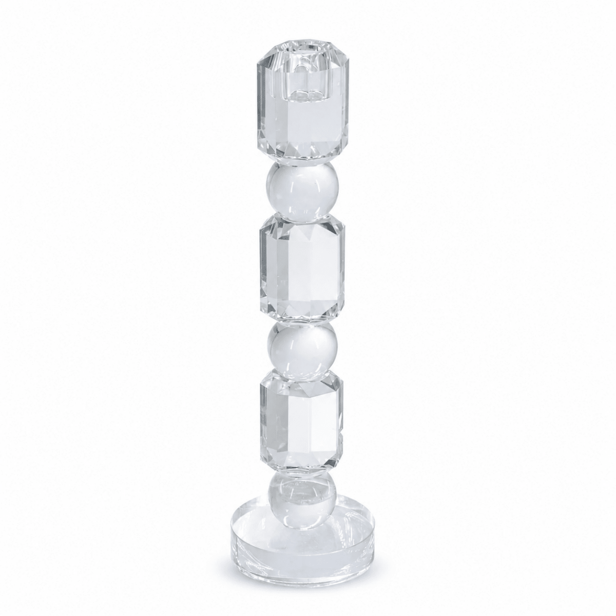 Sculptures & Figurines Crystal Candle Holder - S - Daamaira Home and Living Ltd