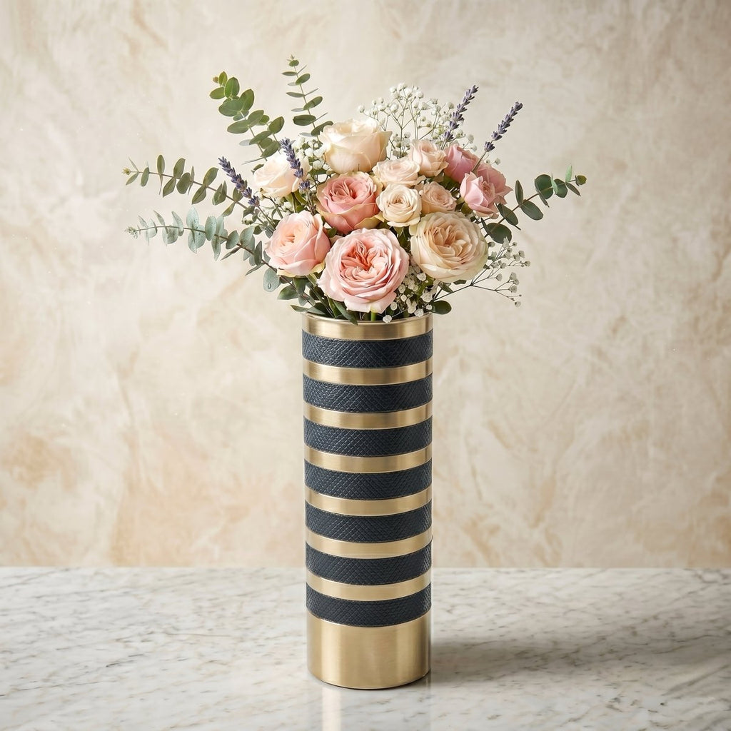 Vases Cylindrical Vase Large - Daamaira Home and Living Ltd