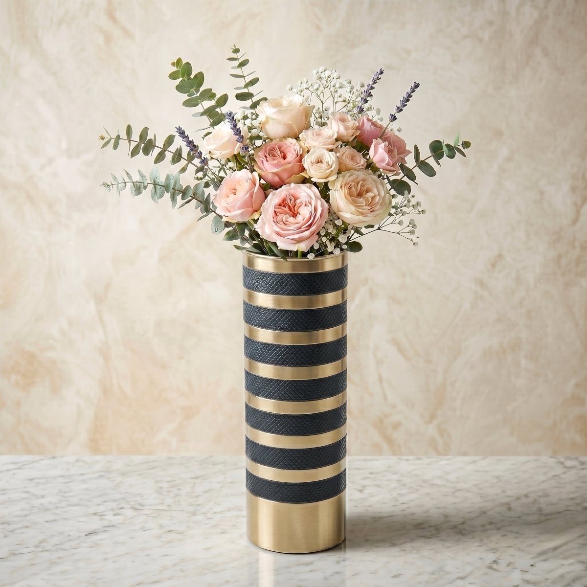 Vases Cylindrical Vase Large - Daamaira Home and Living Ltd