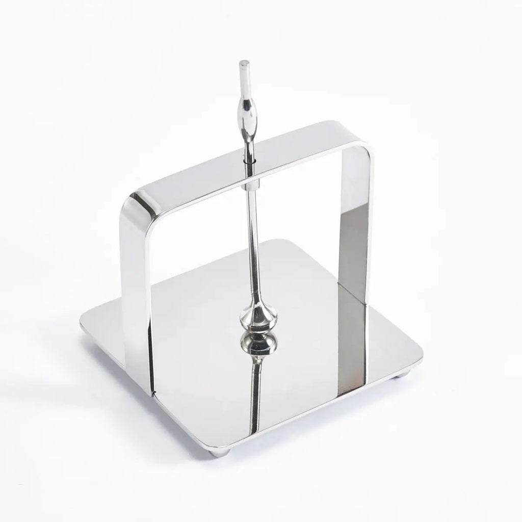 Tissue Holder Droplet Napkin Holder - Silver - Daamaira Home and Living Ltd