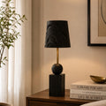 Lamp Shades Ebony Table Lamp - Daamaira Home and Living Ltd