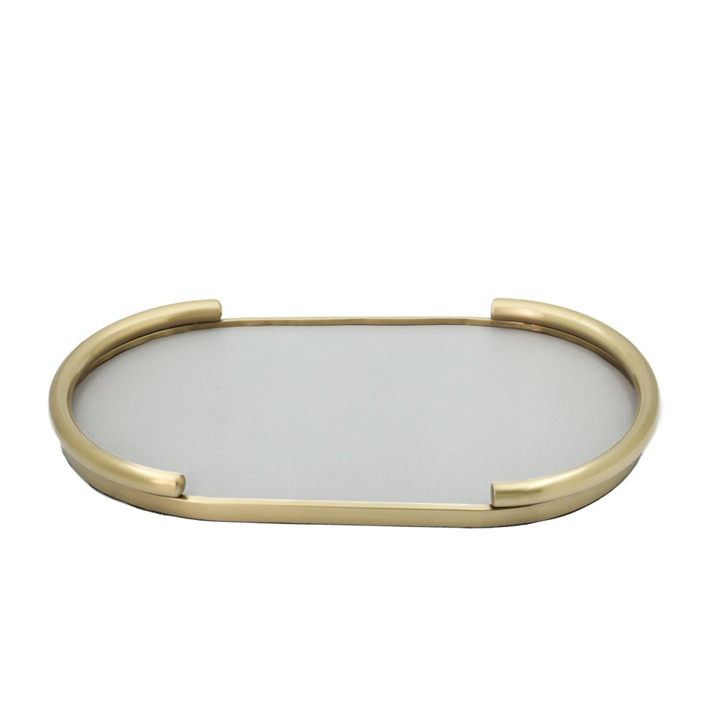 Serving Tray Elegant Oval Vanity/Serving Tray - Daamaira Home and Living Ltd