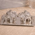 Elephant Gift Set with Tray - Daamaira Home and Living Ltd