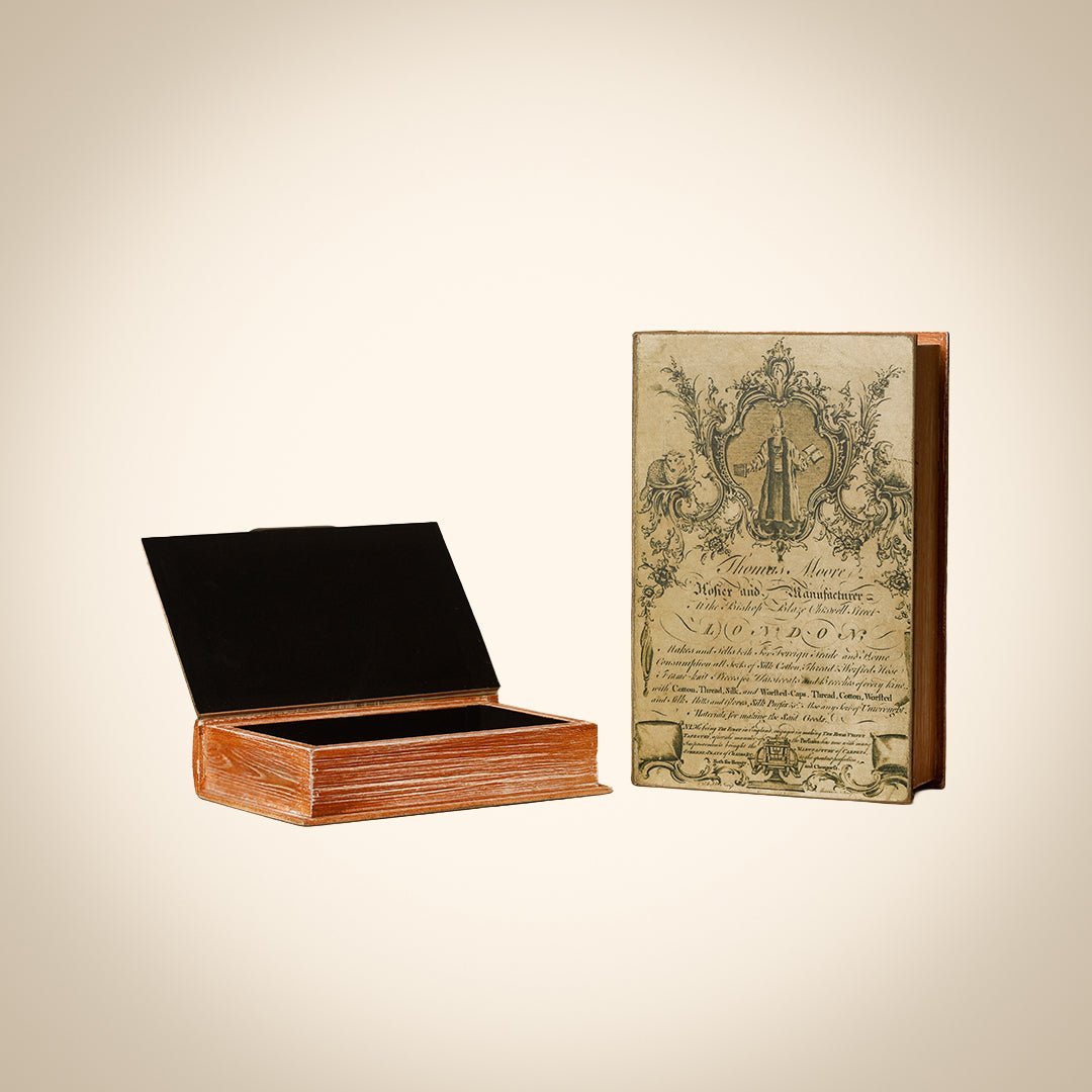 Sculptures & Figurines Elite Book Box Set of 2 - Daamaira Home and Living Ltd