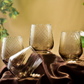 Drinking Glasses Emerald Set Of 4 Multipurporse Glasses - Daamaira Home and Living Ltd
