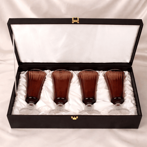 Drinking Glasses Emperador Juice Glass - Set of 4 with Gift Box - Daamaira Home and Living Ltd