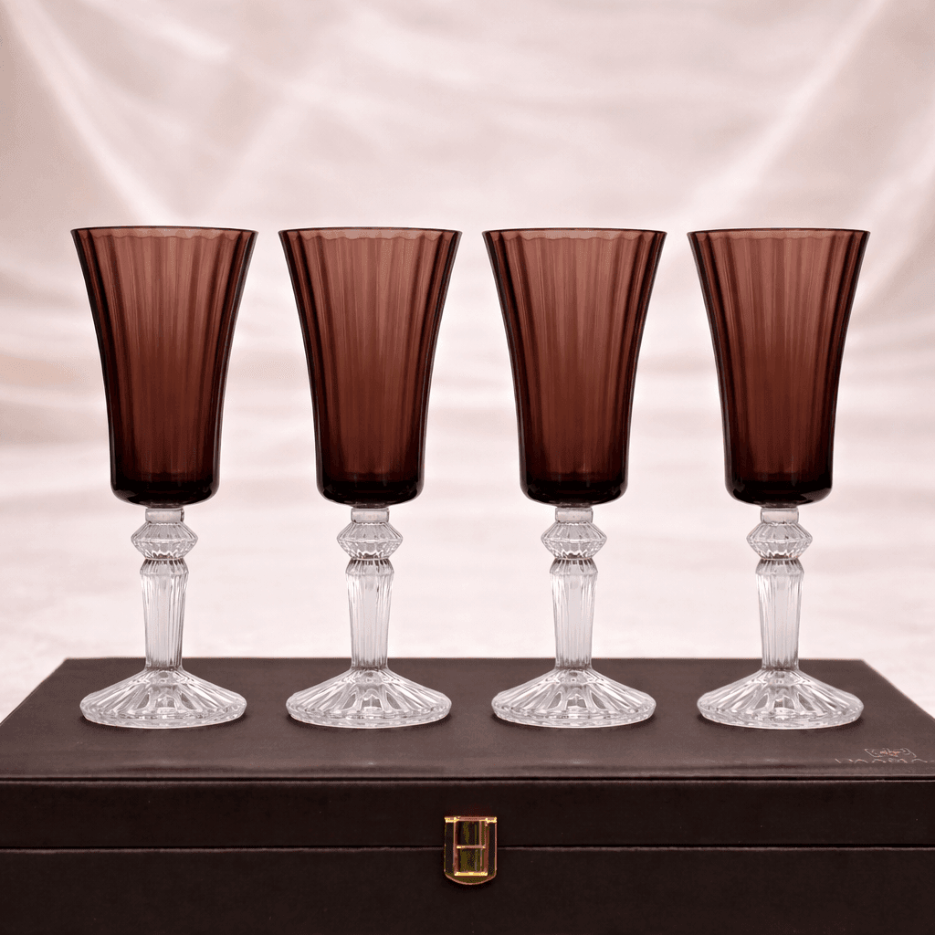 Drinking Glasses Emperador Wine Glass - Set of 4 with Gift Box - Daamaira Home and Living Ltd