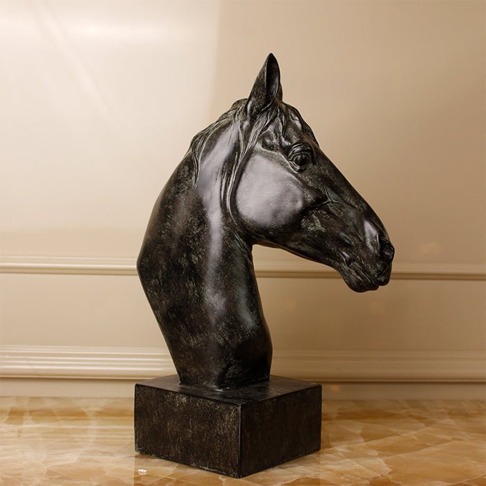 Sculptures & Figurines Equine Horse Sculpture - Daamaira Home and Living Ltd