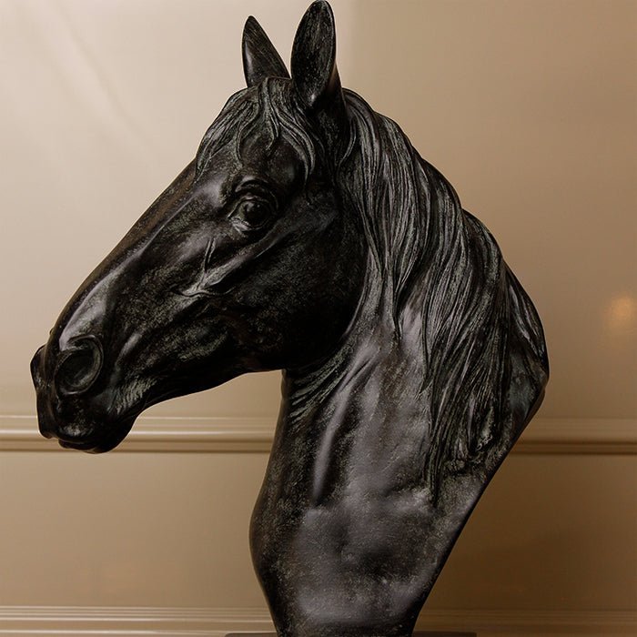 Sculptures & Figurines Equine Horse Sculpture - Daamaira Home and Living Ltd